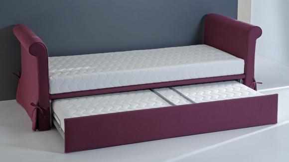 Divano letto con letto inferiore estraibile