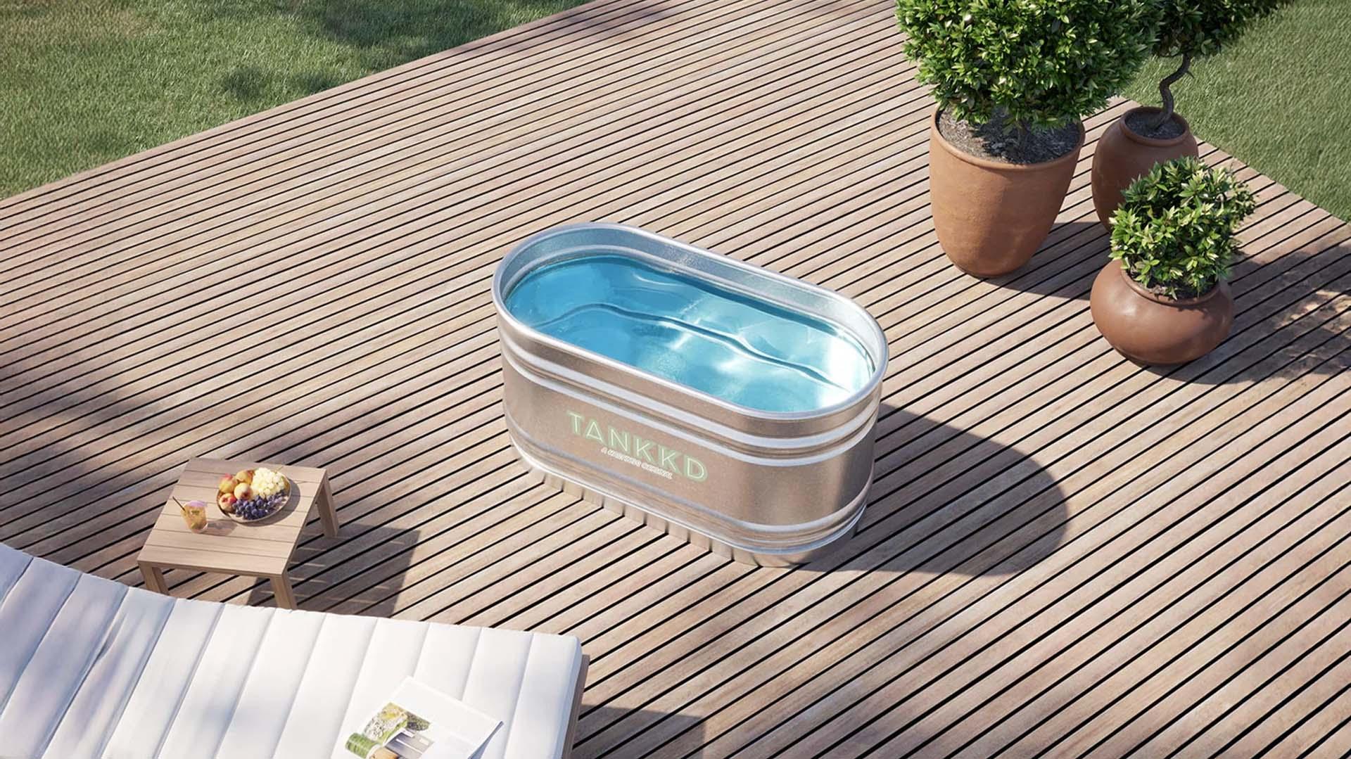 Piscina ovale 90cm