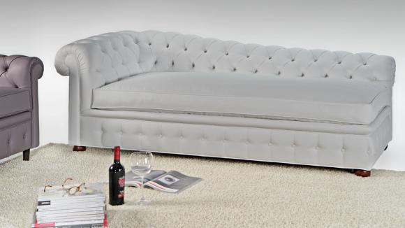 Divani Chester: Dormeuse Chester con letto estraibile