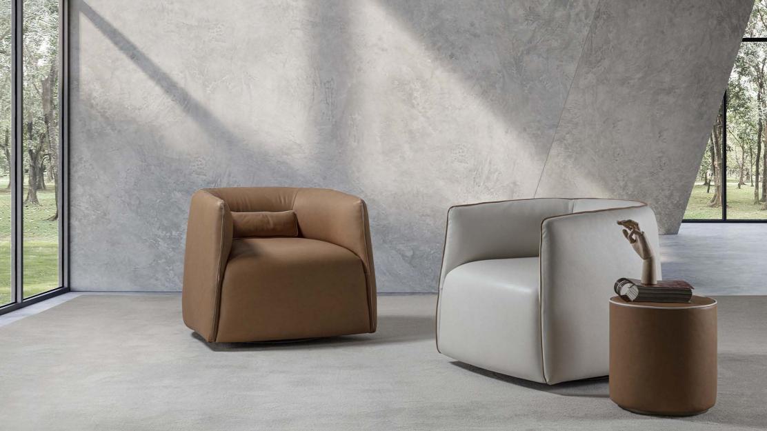 POLTRONA PAMELA SWIVEL 144